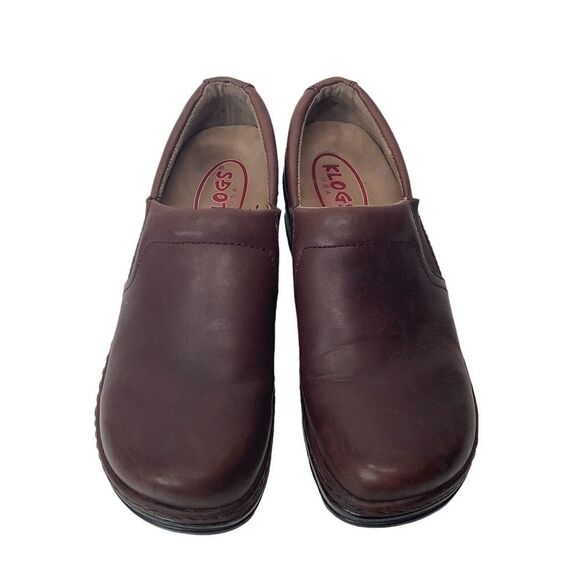 Klogs USA Women's Brown Clog Shoes size 9.5 M Leather Upper Comfort Slip on - Picture 2 of 12